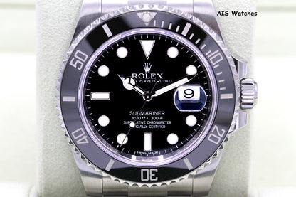Rolex 116610LN Submariner Date 40MM Black Ceramic Bezel 2013 Box & Papers