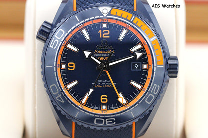 Omega Seamaster Planet Ocean 600M 215.92.46.22.03.001 45.5MM GMT Ceramic Big Blue BP