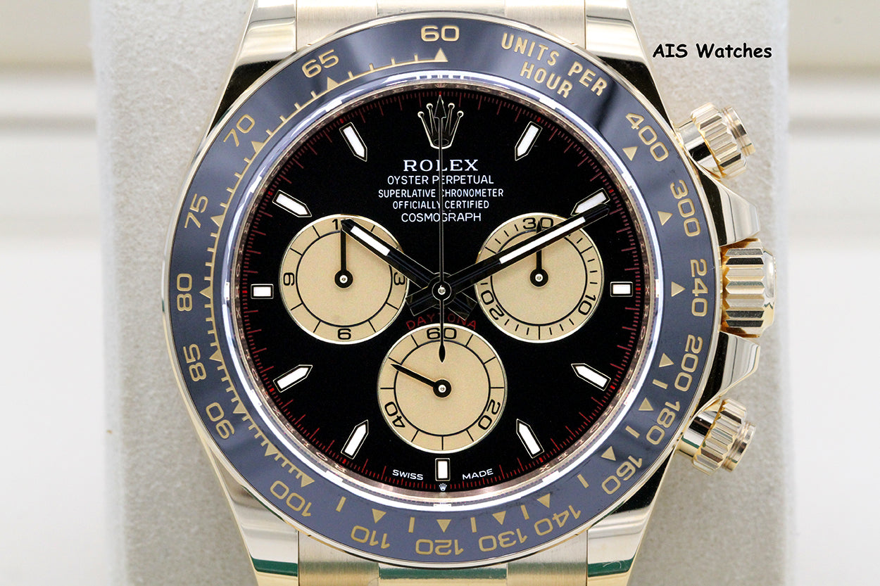 BNIB Rolex 126518LN Daytona Cosmograph 18K YG OysterFlex Paul Newman Dial B&P