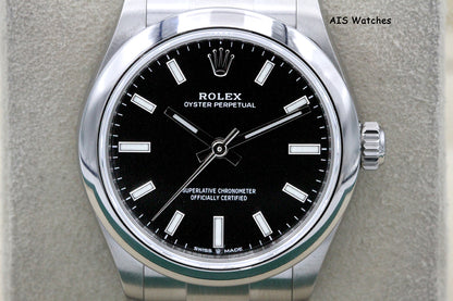 Rolex 277200 Oyster Perpetual 31 MM Black Dial 2021 Box & Papers