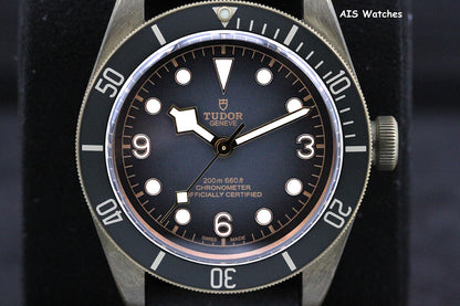 Tudor 79250BA Black Bay Bronze Black Leather Strap 43MM Box & Papers