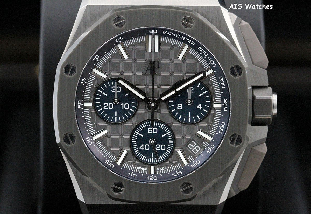 Audemars Piguet 26420IO.00.A009CA.01 Royal Oak Offshore Titanium/Ceramic 43MM Grey Dial BP