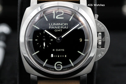 Panerai PAM 233 Luminor 1950 44MM 8 Days GMT B&P