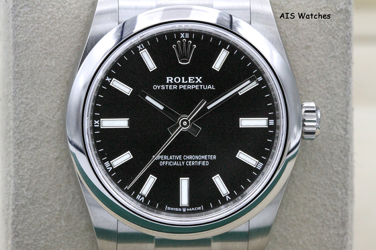 Rolex 124200 Oyster Perpetual 34 MM Black Dial 2021 Box & Papers