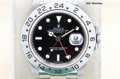Rolex Explorer II 16570 Black Dial 40MM M Serial 3186 Box & Papers