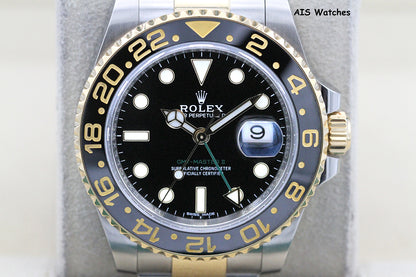 Rolex GMT Master II 18K/SS 116713LN 40MM Black Dial 2017 Box & Paper