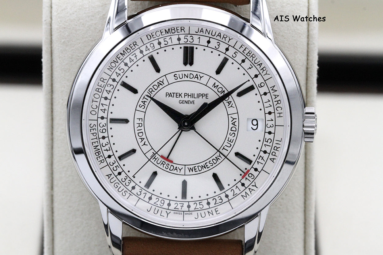BNIB Patek Philippe Calatrava Weekly Calendar 5212A Stainless Steel Box & Paper