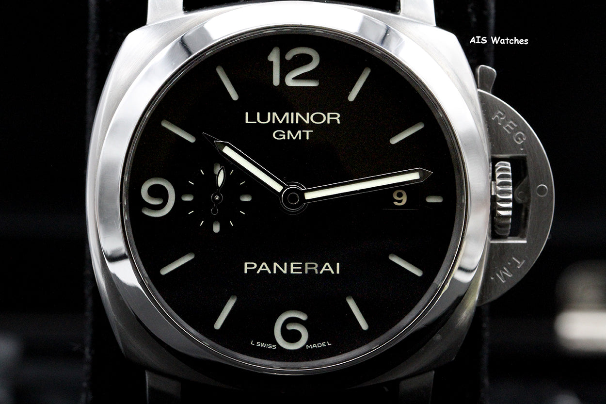 Panerai PAM 320 Luminor 1950 3 Days GMT Acciaio 44MM Box & Papers