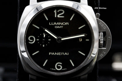 Panerai PAM 320 Luminor 1950 3 Days GMT Acciaio 44MM Box & Papers