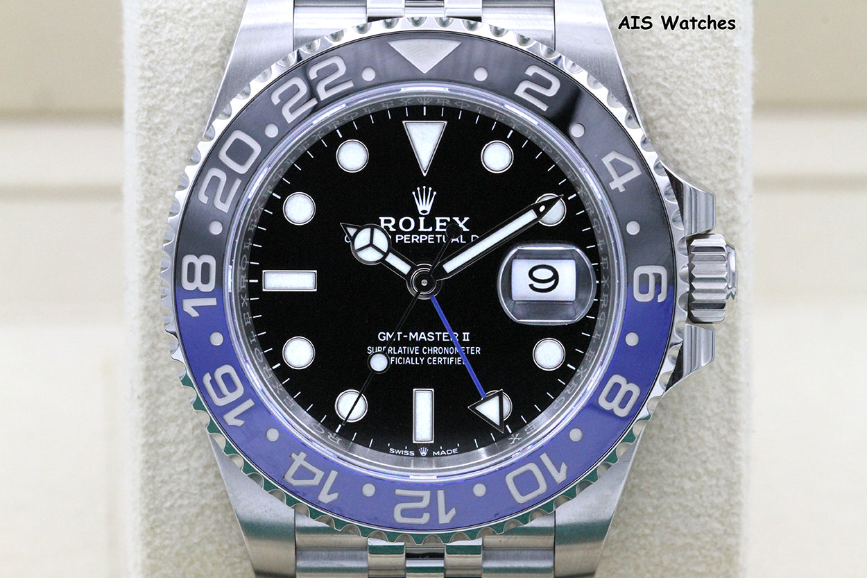 Rolex GMT Master II 126710BLNR Jubilee Batgirl / Batman 2019 Box & Papers