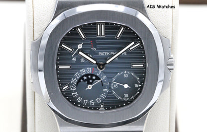 Patek Philippe Nautilus 5712/1A Blue Dial Stainless Steel Box & Papers