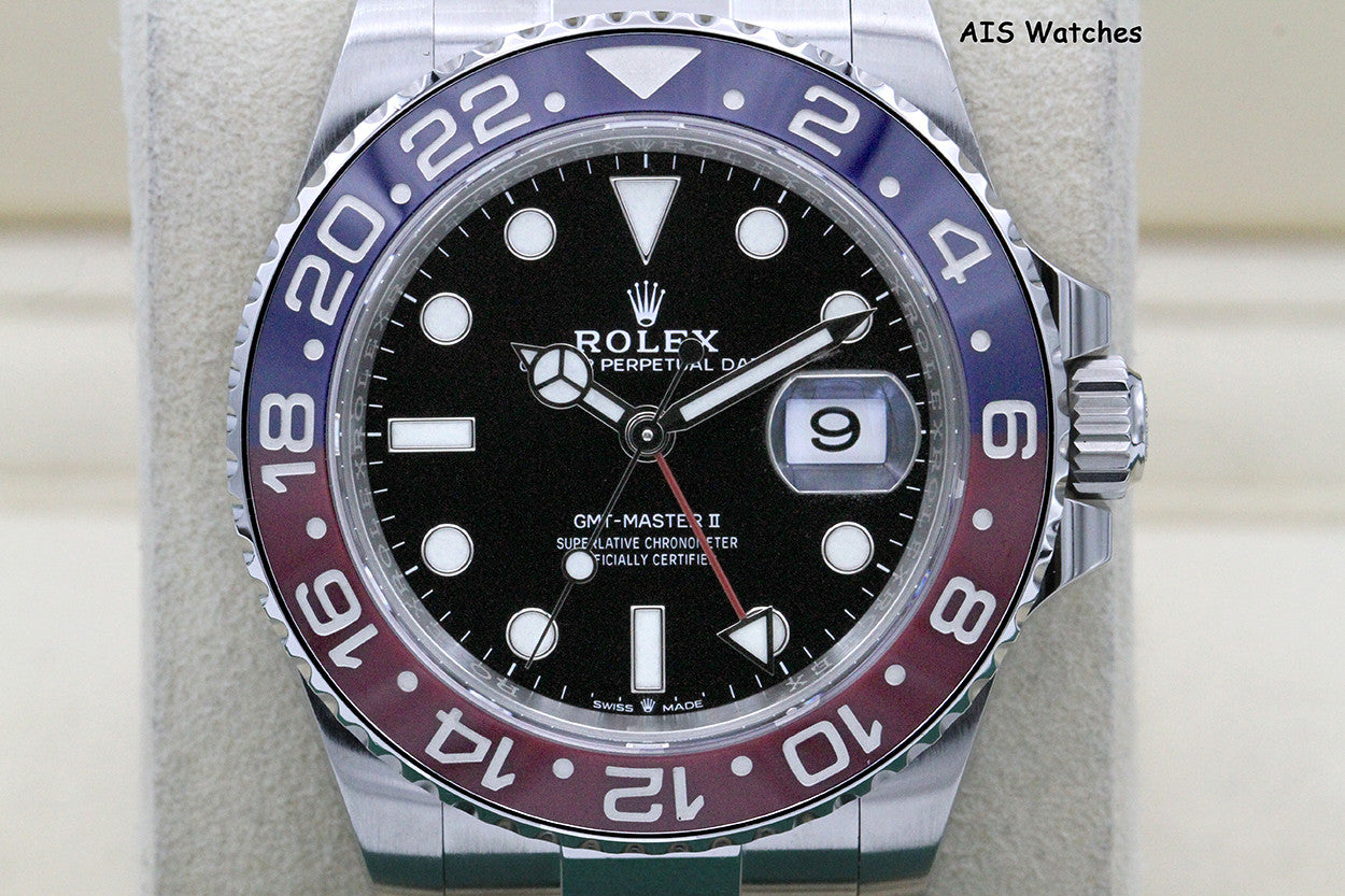 Rolex GMT Master II 126710BLRO Red Blue Pepsi Oyster Box & Paper