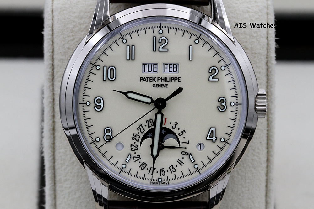 Patek Philippe Perpetual Calendar 5320G White Gold Cream Dial Box & Papers