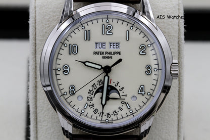 Patek Philippe Perpetual Calendar 5320G White Gold Cream Dial Box & Papers