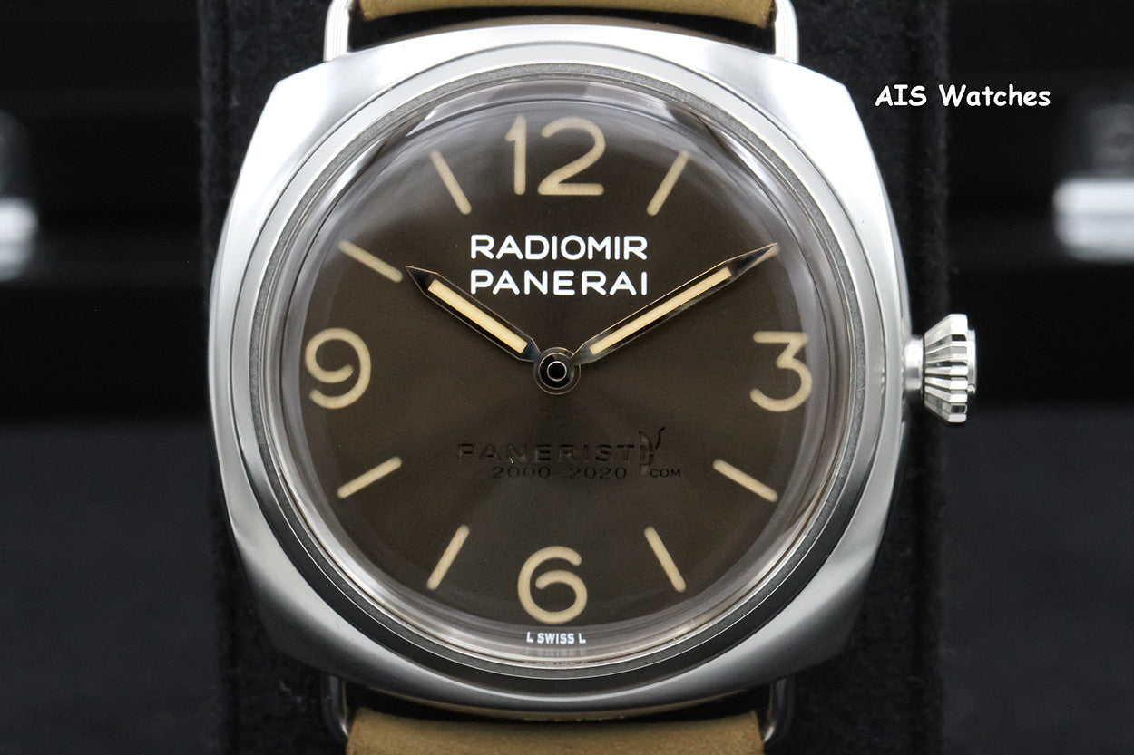 BNIB/NOS Panerai PAM 2020 Radiomir Venti 45MM Paneristi 20th Anniversary Box & Papers