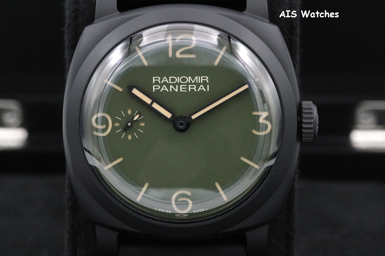 NOS / BNIB Panerai PAM 997 Radiomir 1940 48MM 3 Days Ceramic Military Green BP