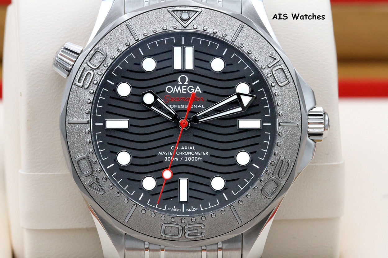 BNIB Omega Seamaster 300M Nekton Edition Black Wave SS 210.30.42.20.01.002 B&P