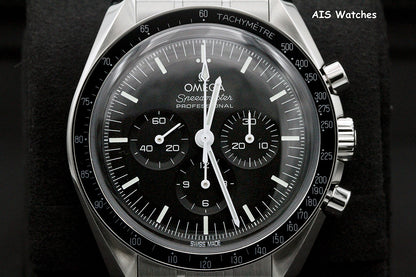 BNIB Omega SpeedMaster 3861 Moon Watch 310.30.42.50.01.001 Hesalite Crystal B&P