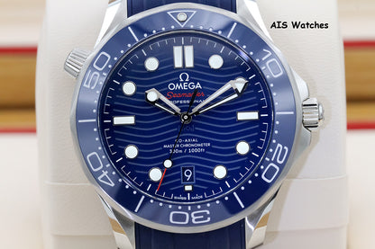 BNIB Omega Seamaster 300M 42MM Diver Blue Wave Dial 210.32.42.20.03.001 Box&Papers