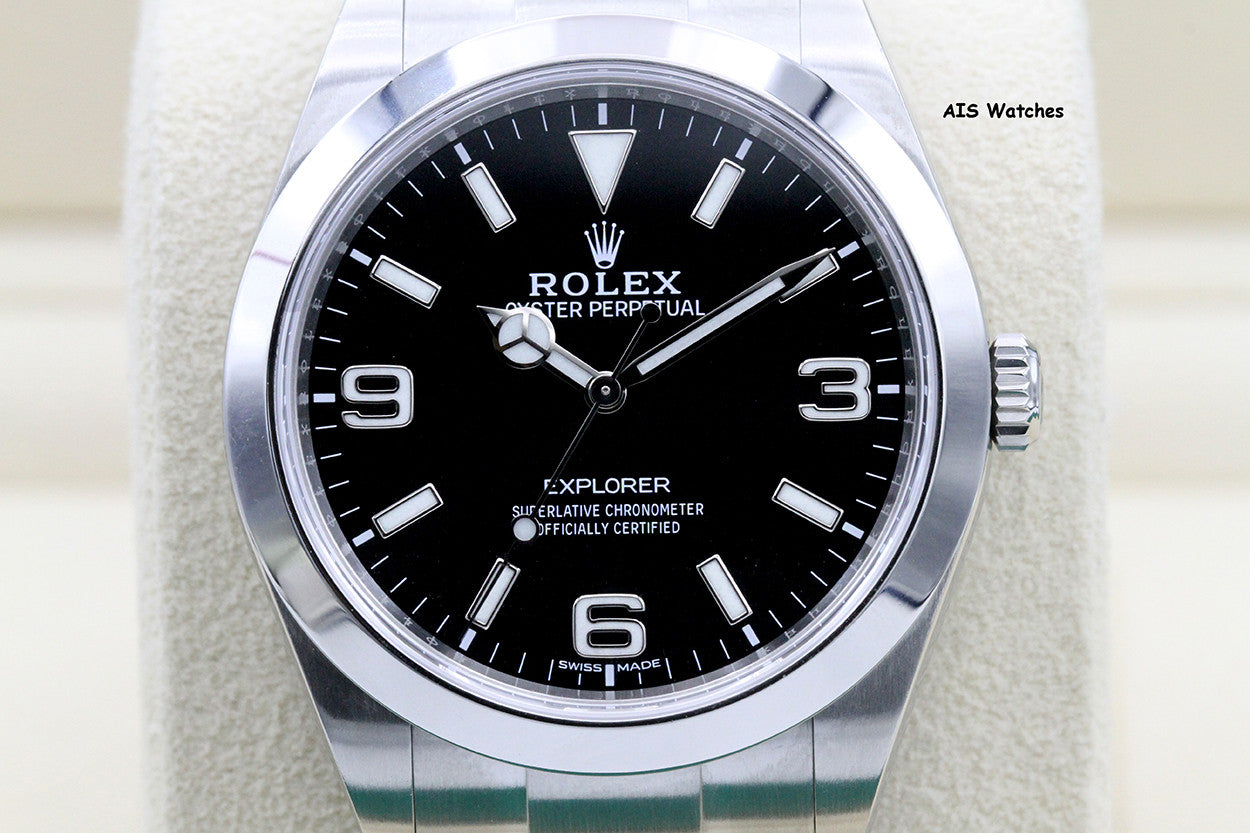 Rolex Explorer 214270 39MM MK2 Dial 2017 Box & Paper