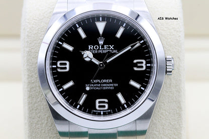 Rolex Explorer 214270 39MM MK2 Dial 2017 Box & Paper