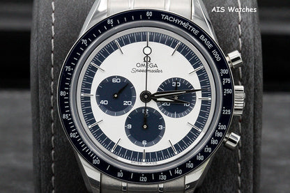 Omega Speedmaster CK2998 Blue SS Bracelet / Leather 311.33.40.30.02.001 Box&Papers