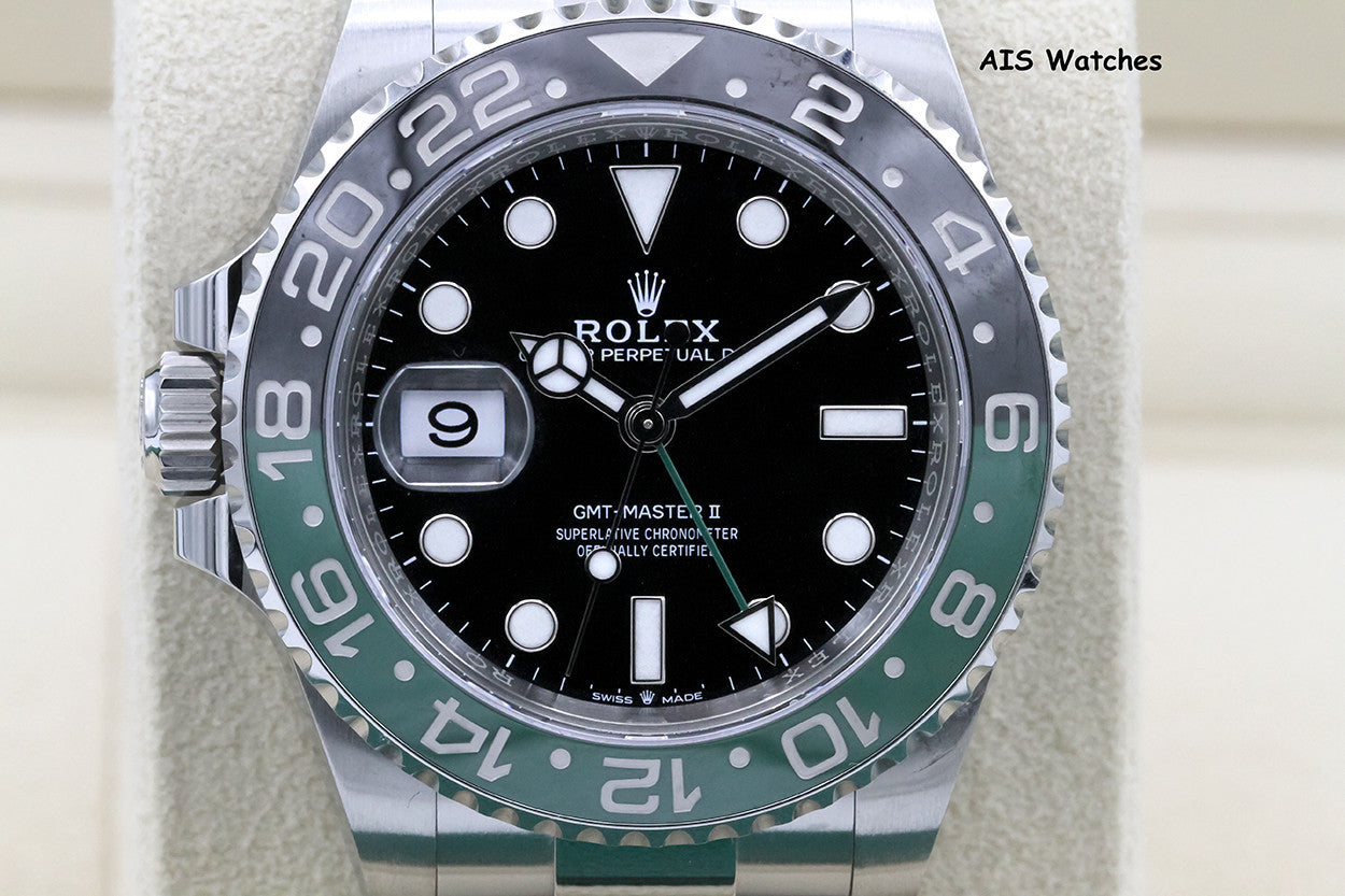 Rolex GMT Master II 126720VTNR Sprite Lefty Oyster Black / Green