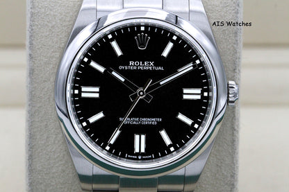 Rolex 124300 Oyster Perpetual 41 MM Black Dial 2022 Box & Papers