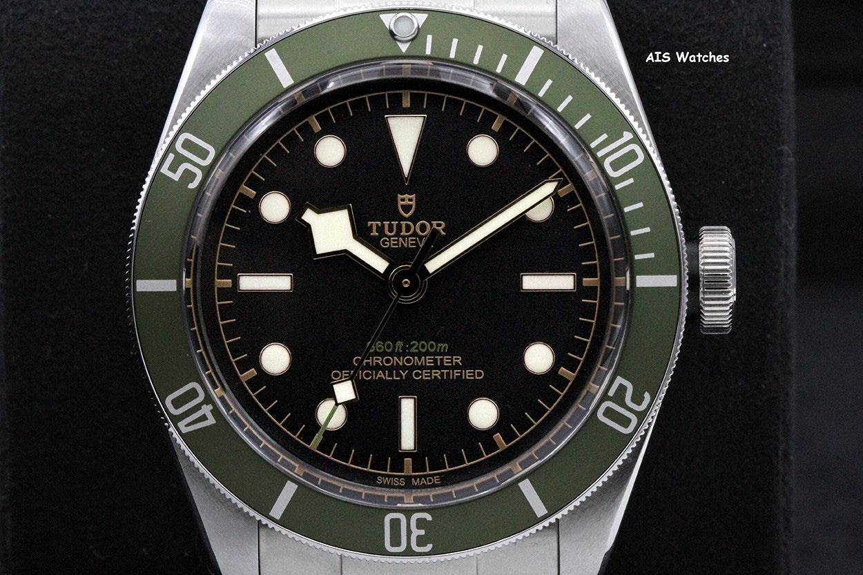 Tudor 79230G Heritage Black Bay Green Harrods Edition 2018 B&P