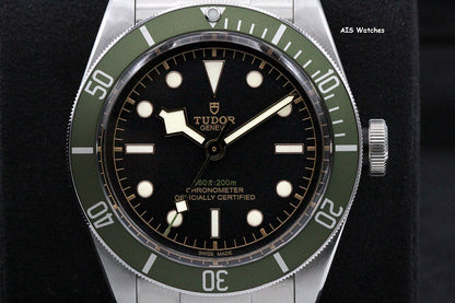 Tudor 79230G Heritage Black Bay Green Harrods Edition 2018 B&P