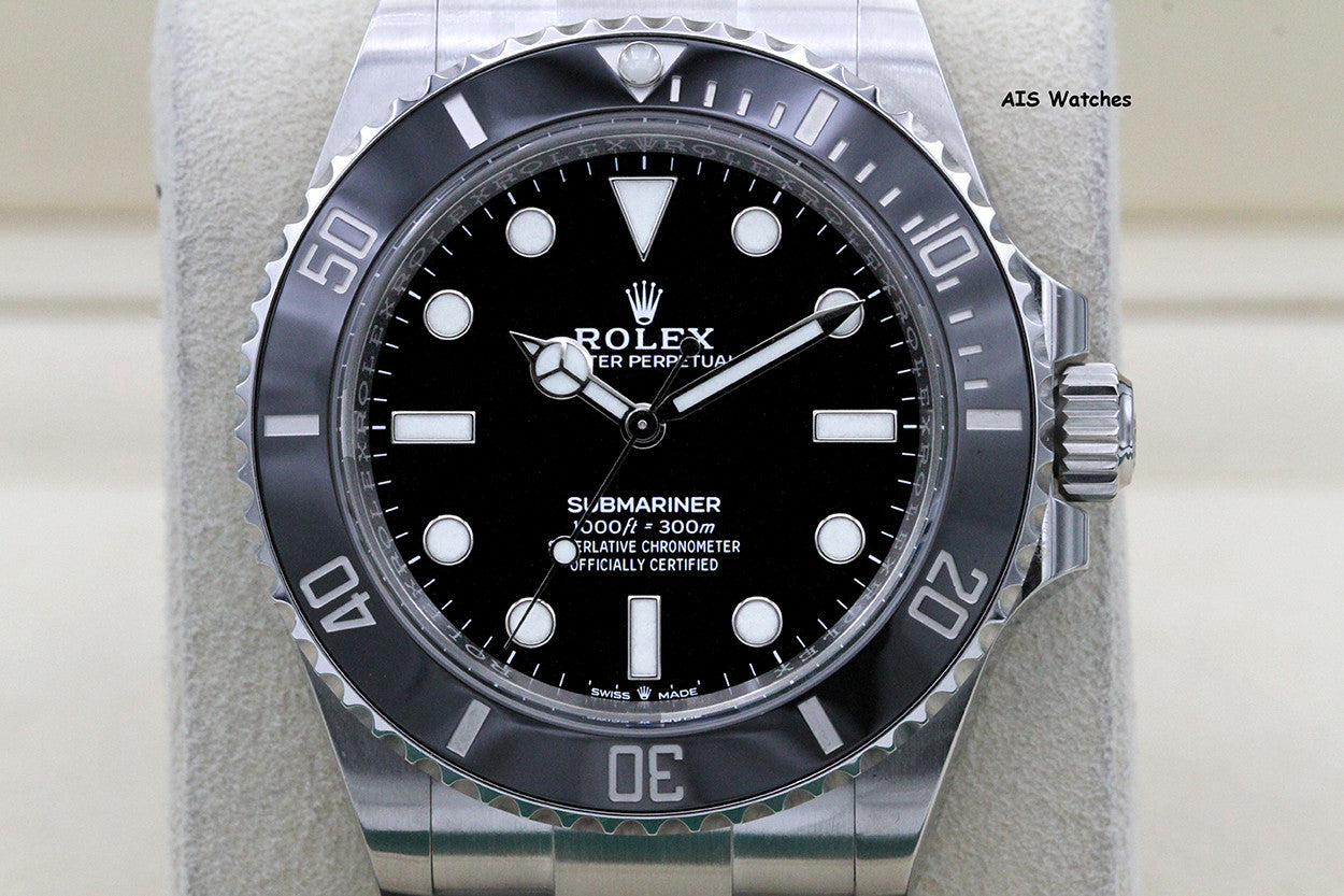 Rolex Submariner Ceramic No Date 124060 41MM 2020 Box & Paper
