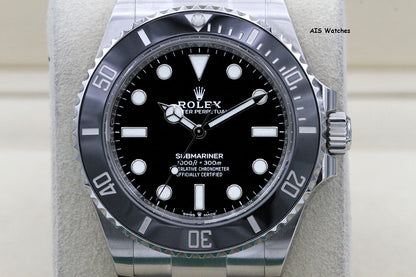 Rolex Submariner Ceramic No Date 124060 41MM 2020 Box & Paper