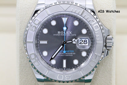 BNIB Rolex Yacht-Master 126622 Rhodium Dial Platinum Bezel Box & Paper