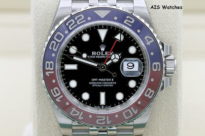 BNIB Rolex GMT Master II 126710BLRO Red Blue Pepsi / Jubilee Box & Papers