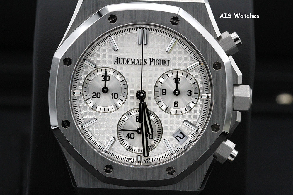 Audemars Piguet 26240ST 41MM 50th Anni. Royal Oak Chronograph Silver Dial B&P