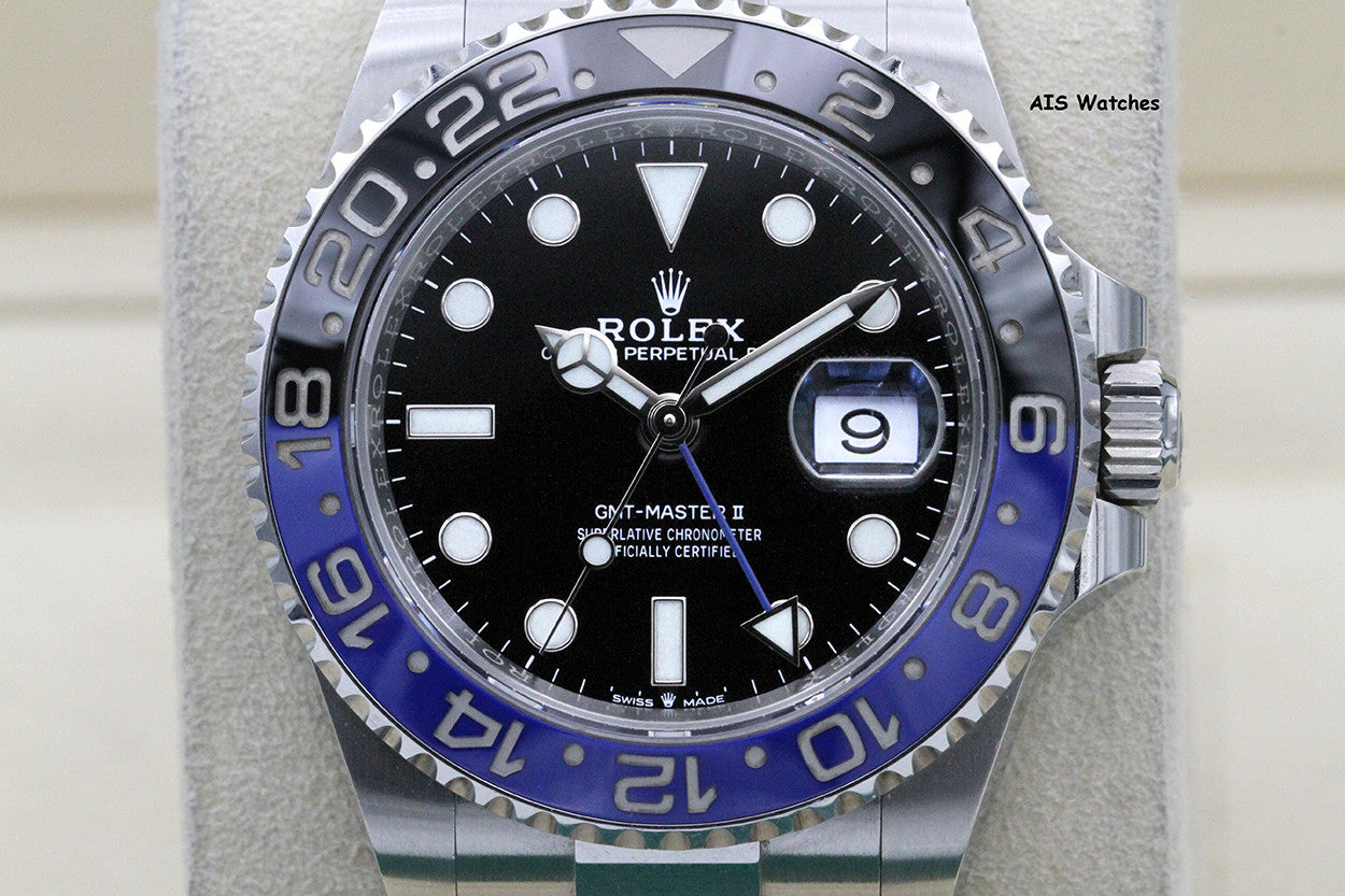 Rolex GMT Master II 126710BLNR Batman Oyster Bracelet Ceramic Bezel 2022 Box & Papers