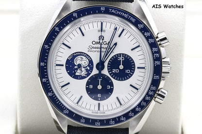 BNIB Omega SpeedMaster Moonwatch Apollo 13 Silver Snoopy 310.32.42.50.02.001 B&P