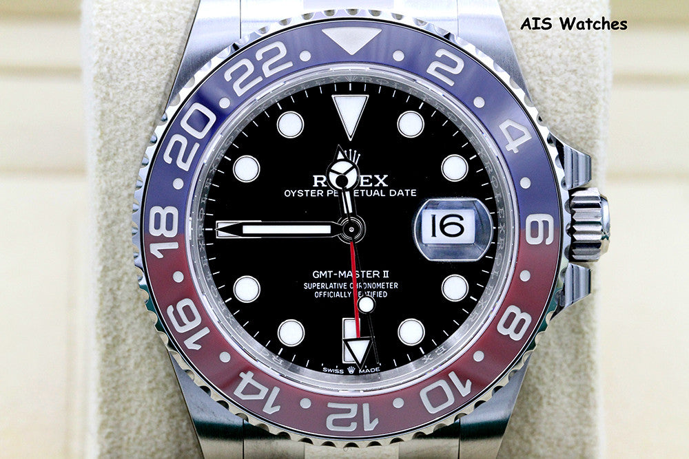BNIB Rolex GMT Master II 126710BLRO Red Blue Pepsi / Oyster Box & Papers