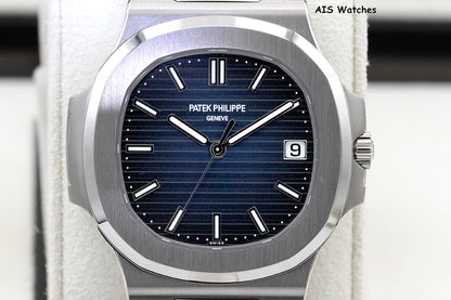 BNIB Patek Philippe 5811/G Nautilus Blue Dial 18K White Gold Box & Papers