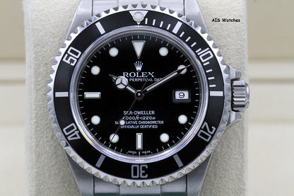 Rolex Sea Dweller 16600 SD Z Serial 40MM No Hole Case / SEL B&P Rolex Serviced