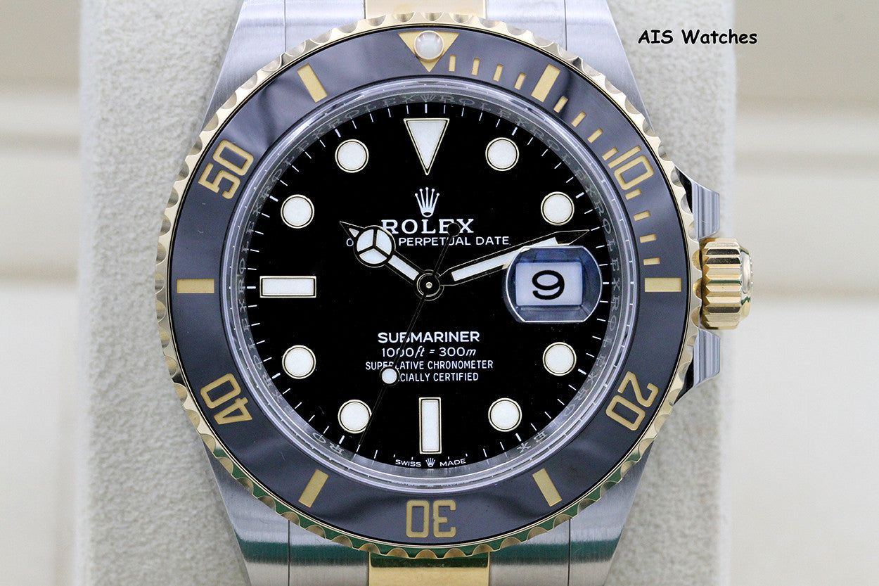 Rolex Submariner 41MM 18K YG/SS 126613LN Black Dial 2021 Box & Papers