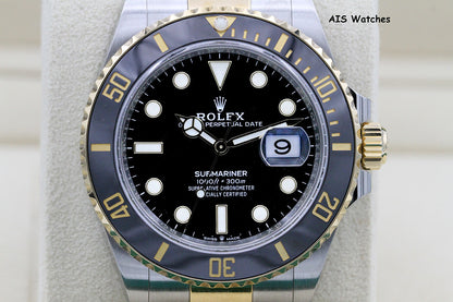 Rolex Submariner 41MM 18K YG/SS 126613LN Black Dial 2021 Box & Papers
