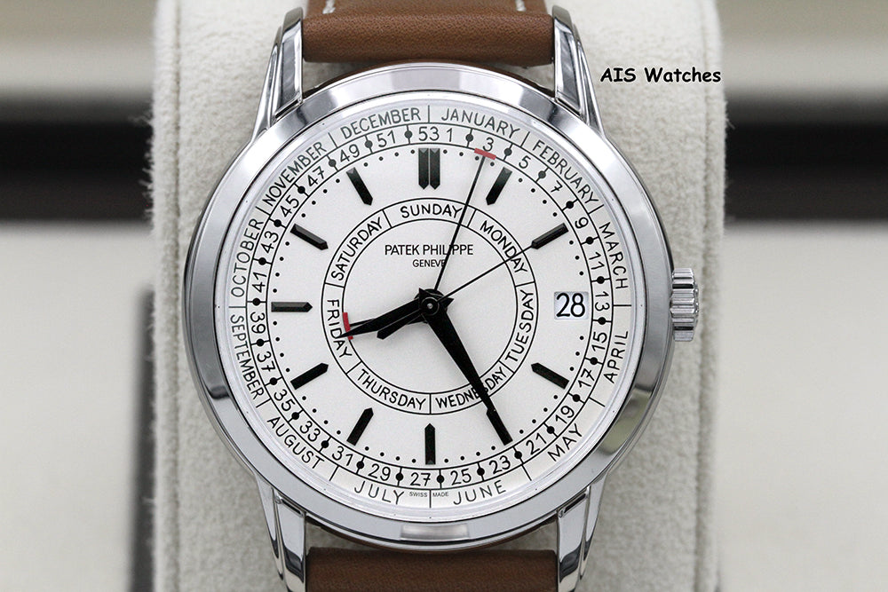 BNIB Patek Philippe Calatrava Weekly Calendar 5212A Stainless Steel Box & Paper