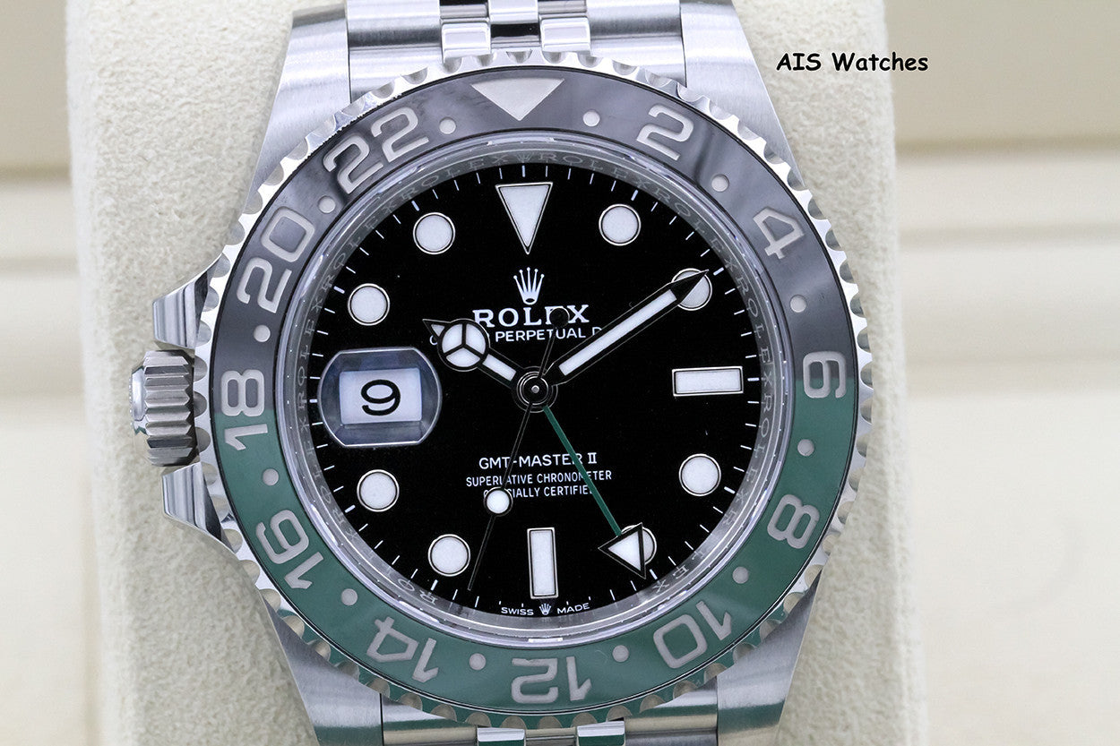 Rolex GMT Master II 126720VTNR Sprite Lefty Jubilee Black / Green 2022 B&P