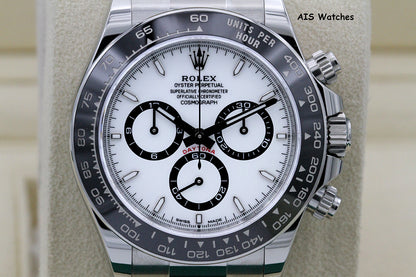 BNIB Rolex Cosmograph Ceramic Daytona 126500 White Dial Box & Papers