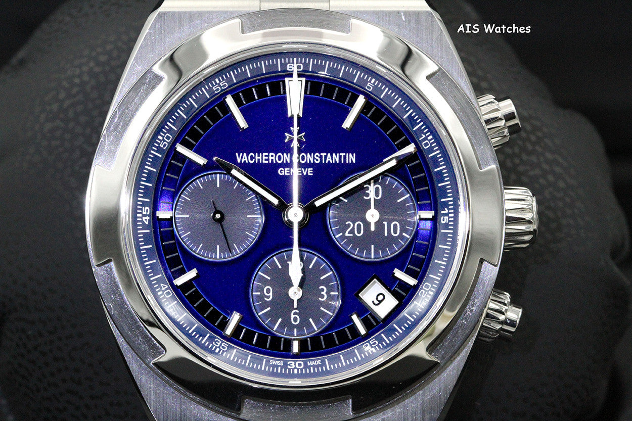Vacheron Constantin Overseas Chronograph 42.5MM Blue 5500V/110A-B148 Box & Paper