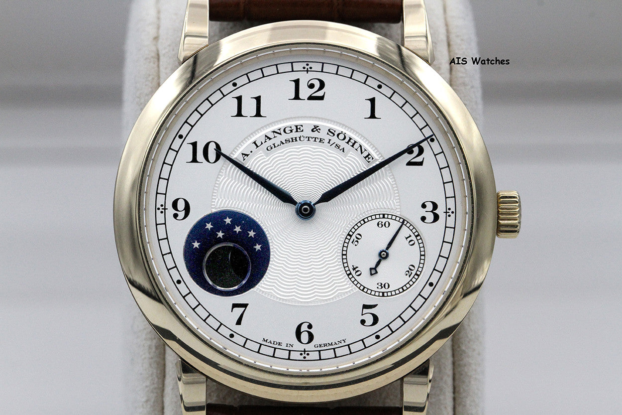 A. Lange & Sohne 1815 Moonphase F.A. Lange Homage 212.050 18K Gold 37.40MM Box & Papers