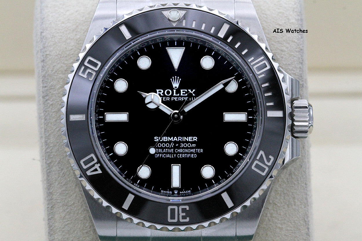 Rolex Submariner Ceramic No Date 124060 41MM 2022 Box & Paper