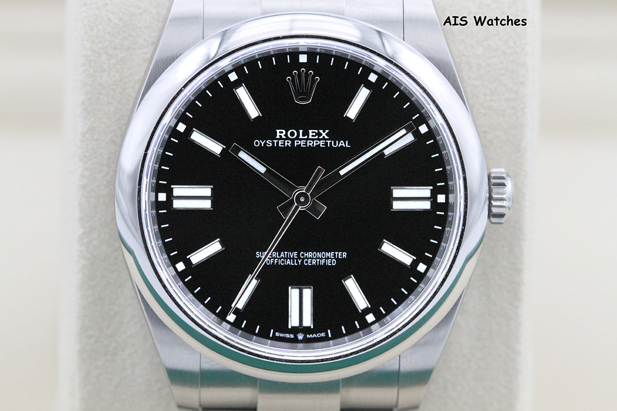 Rolex 124300 Oyster Perpetual 41 MM Black Dial 2022 Box & Papers