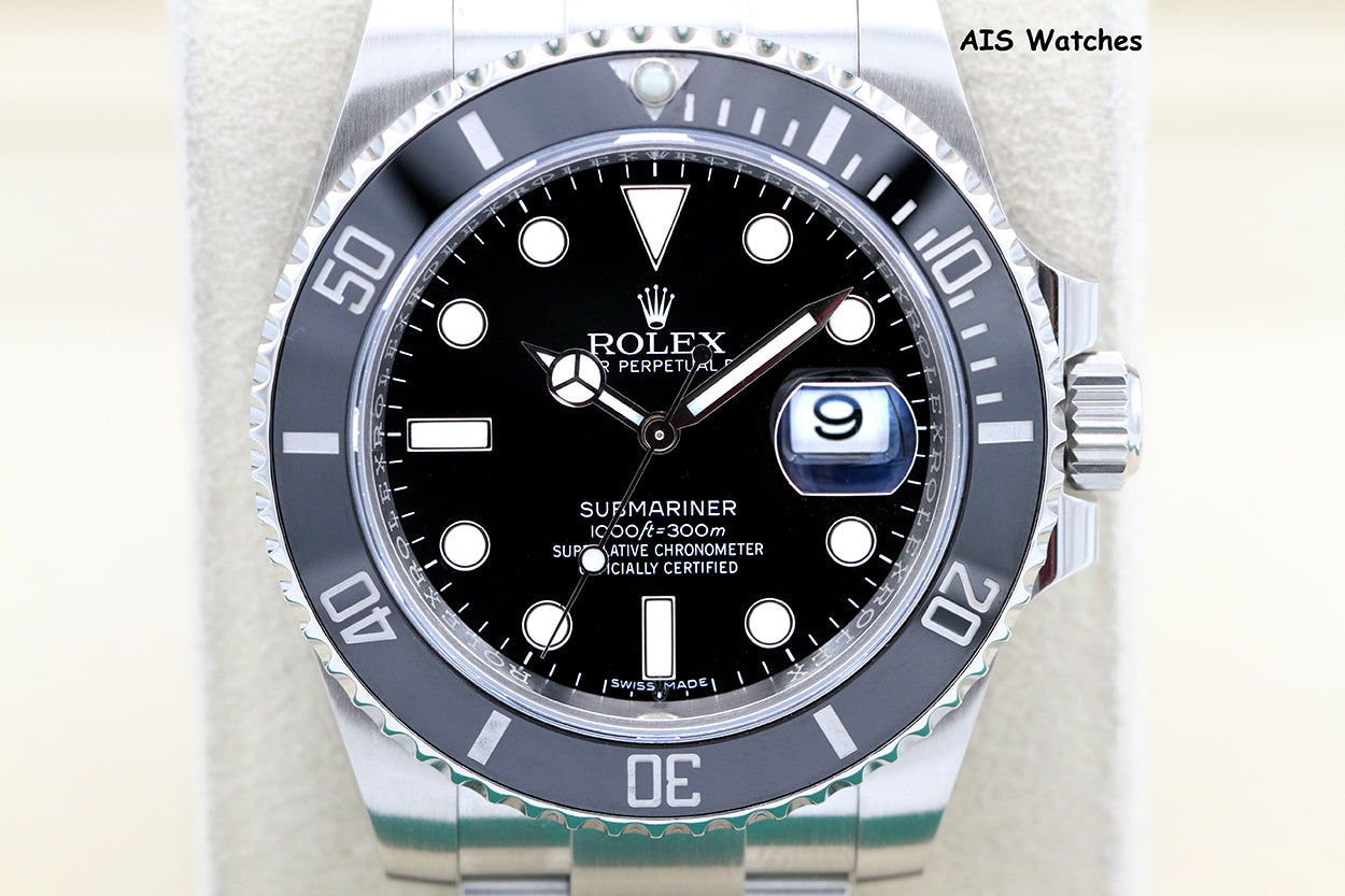 Rolex 116610LN Submariner Date 40MM Black Ceramic Bezel 2018 Box & Papers